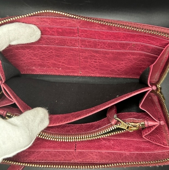 🔥 Authentic Balenciaga Continental Wallet 2015 Motocross Giant 12 - Picture 8 of 11